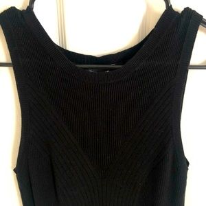 Express Black Sleeveless Knit Top | Size M
